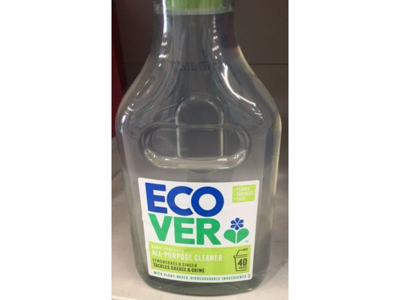 Ecover All-Purpose Cleaner, Lemongrass & Ginger, 1 L