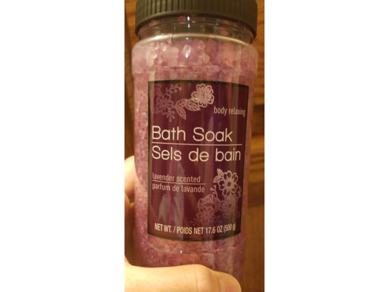 Greenbrier Body Relaxing Bath Soak, Lavender, 17.6 oz/500 g