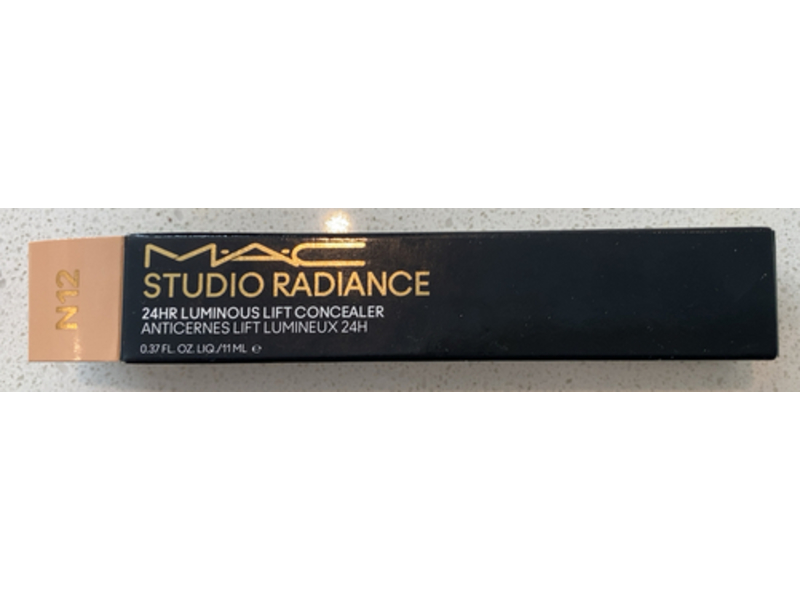 MAC Studio Radiance 24HR Luminous Lift Concealer, N12, 0.37 fl oz/11 mL