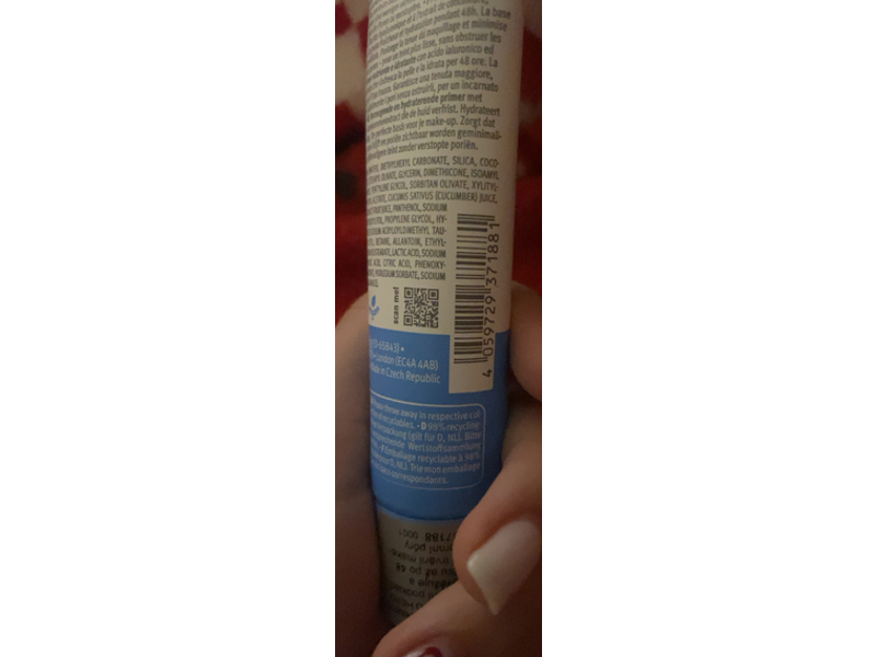 Essence Hydro Hero Primer, Hyaluronic Acid & Cucumber Extract, 1.01 fl oz/30 mL