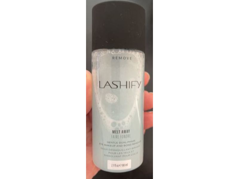 Lashify Melt Away Gentle, Dual-Phase Eye Makeup And Bond Remover, 2.7 fl oz/80 ml