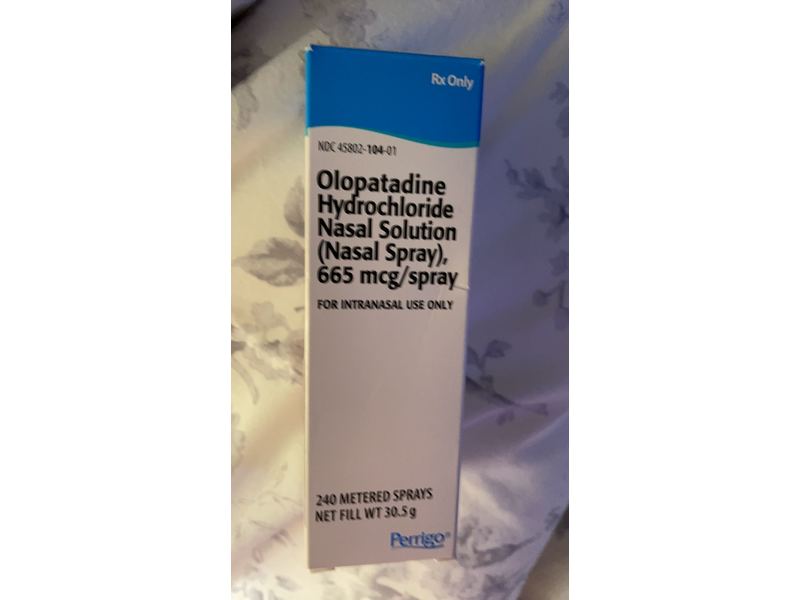 Olopatadine Hydrochloride Nasal Solution (Nasal Spray) 66 mcg/Spray 240 Metered Sprays, Perrigo, (RX)