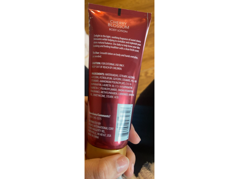 Spa Luxury Body Lotion, Cherry Blossom, 5.5 oz/156 g