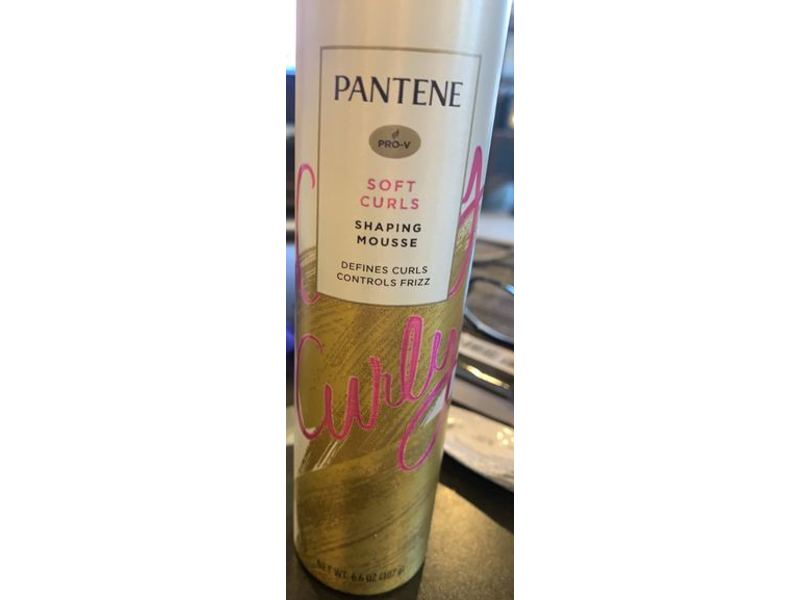 Pantene Shaping Mousse, Soft Curls, 6.6 oz/187 g, Pack Of 3