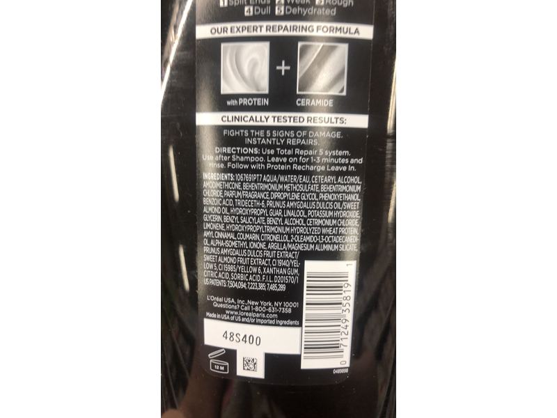 L'Oréal Paris Hair Expert Total Repair 5 Repairing Conditioner, 28 fl. oz.