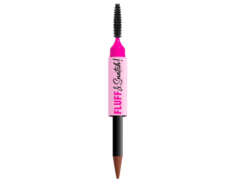 Nyx Fluff & Snatch Brow Powder Pen, 04 Rich Auburn, 0.03 oz/1 g