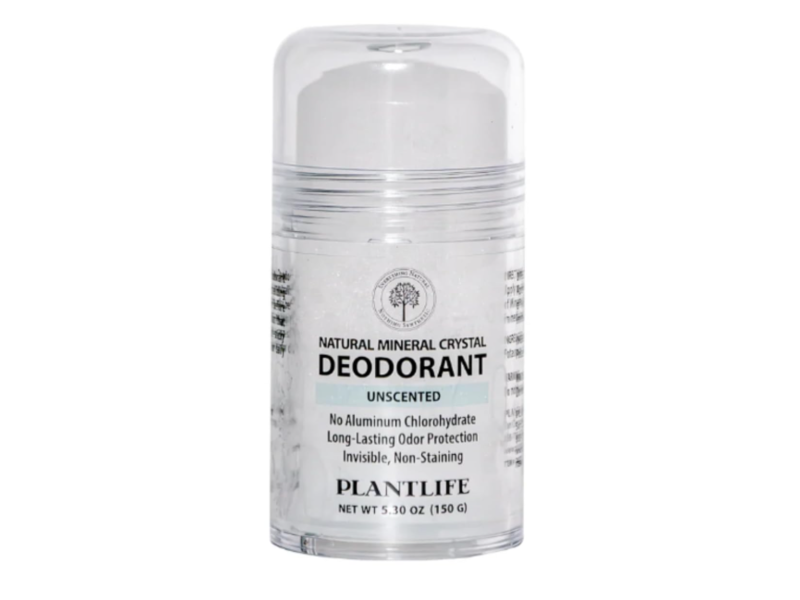 Plantlife, Natural Mineral Deodorant, Unscented, 5.30 oz/150 g