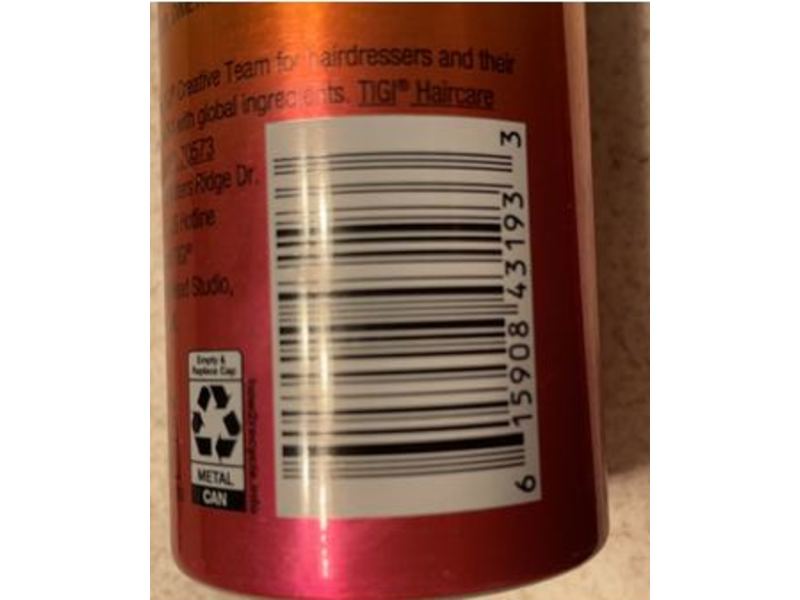 TIGI Bed Head Showdown Anti-Frizz Hairspray, Strong Hold, 5.5 oz/181 mL