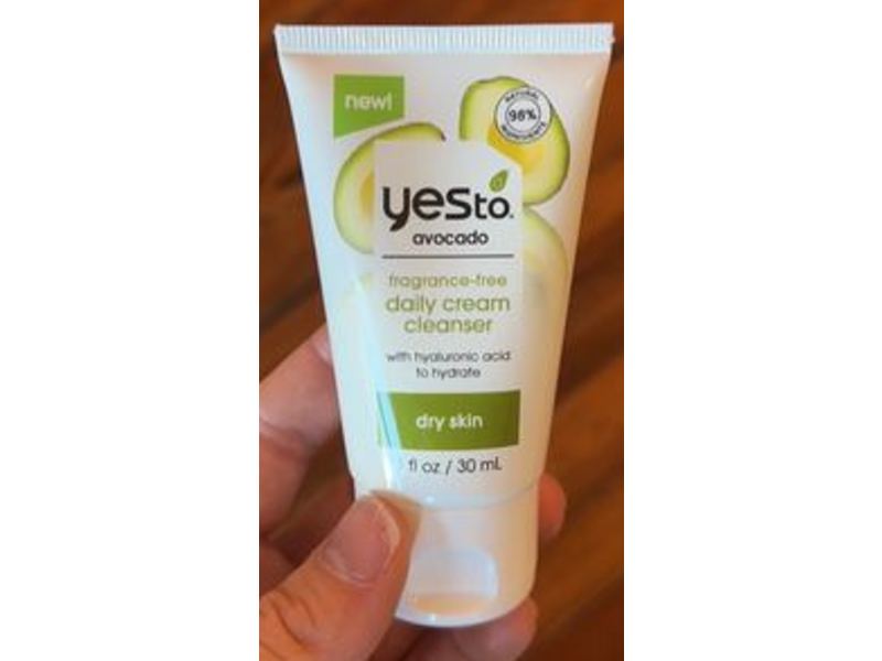 Yes To Avocado Daily Cream Cleanser, 1 fl oz/30 mL