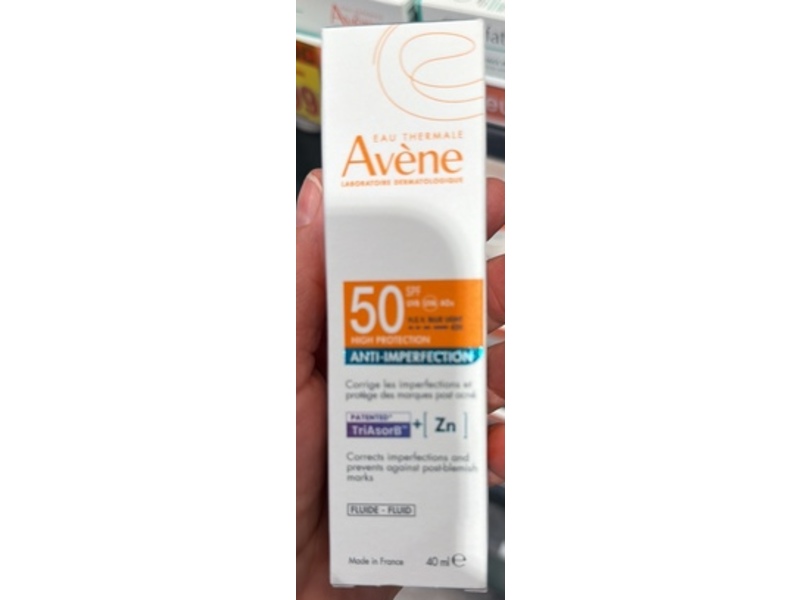 Eau Thermale Avene Anti Imperfection Fluid, SPF 50, 40 mL