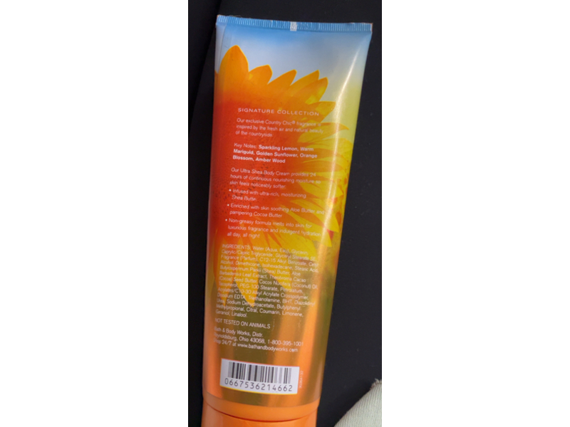 Bath & Body Works Ultra Shea Body Cream, Country Chic, 8 oz/226 g