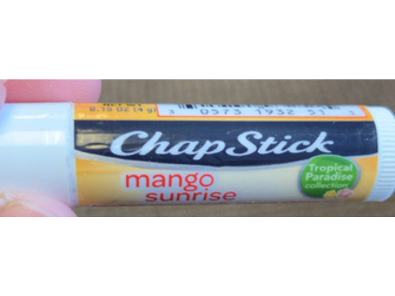 Chap Stick Tropical Paradise Collection, Mango Sunrise, 0.15 oz/4 g, Pack Of 3
