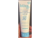 Bliss Baby Mineral Sunscreen Lotion, SPF 50, Fragrance Free, 3 fl oz/89 mL - thumbnail 2