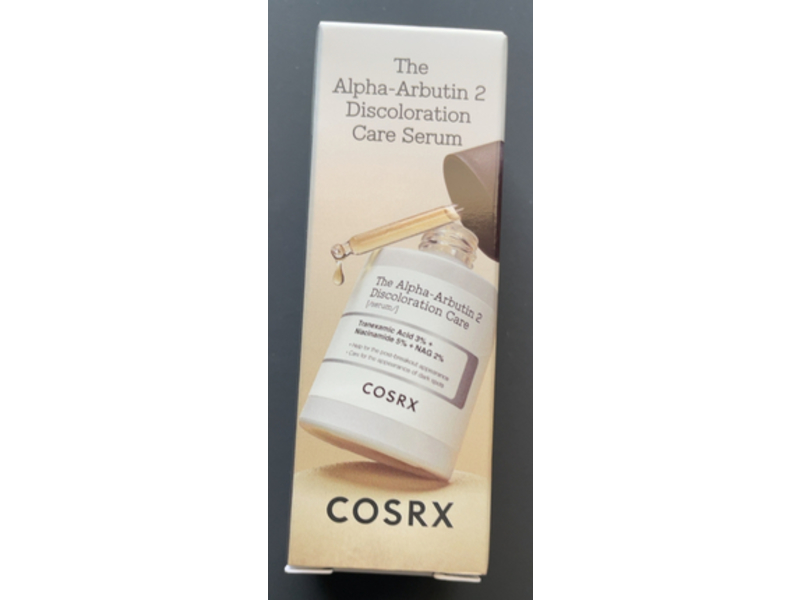 Cosrx The Alpha-Arbutin 2 Discoloration Care Serum, Tranexamic Acid 3% + Niacinamide 5% + Nag 2%