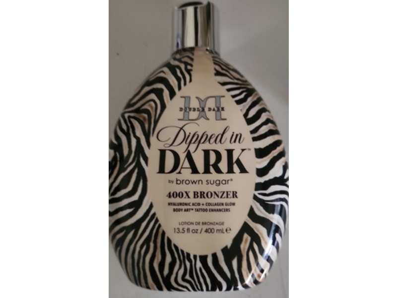 Tan Incorporated Brown Sugar Dipped In Dark 400X Bronzer Tanning Lotion, 13.5 fl oz/400 mL