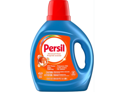 Persil Advanced Clean Liquid Detergent, Oxi Power Odour Fighting, 37 Loads, 63 fl oz/1.86 L