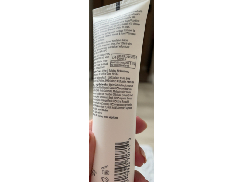 Briogeo Blossom & Bloom Volumizing Shampoo, Ginseng + Biotin, 2 fl oz/59 mL