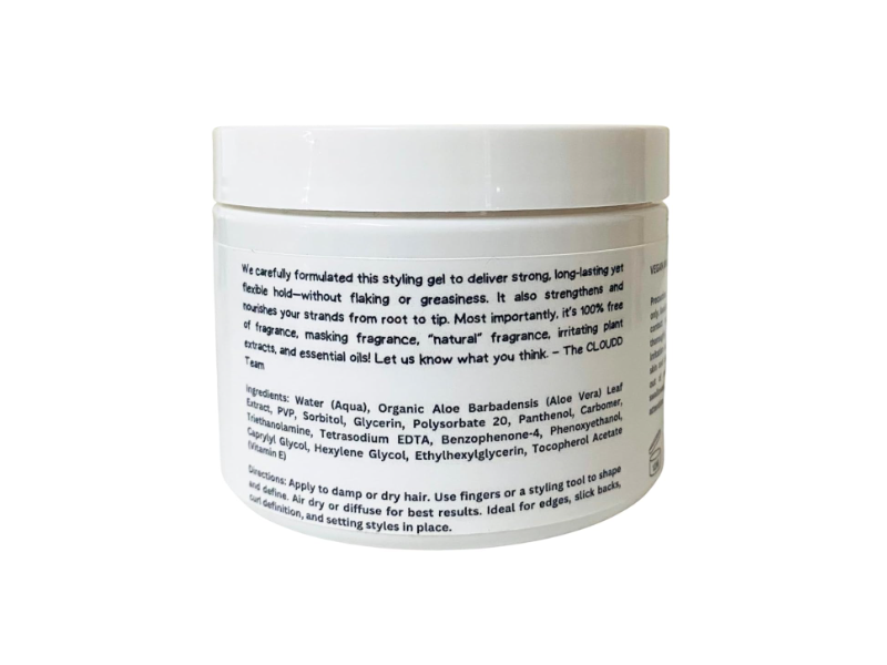 Cloudd High Definition Firm Hold Styling Gel, 6 oz/180 g