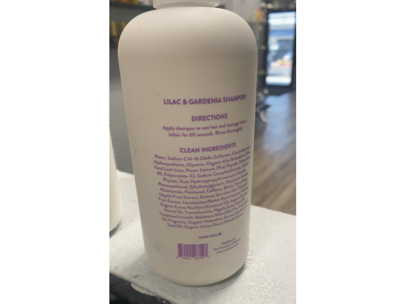 Routine Wellness Shampoo, Lilac & Gardenia, 1.4 fl oz/414 mL