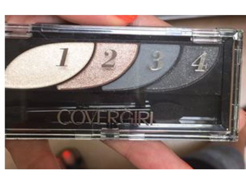 CoverGirl Eyeshadow Quads, Stunning Smokey 715, 0.06 oz/1.8 g