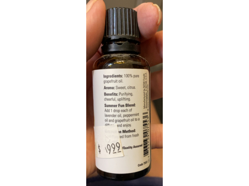 Now Essential Oils, Grapefruit, 1 fl oz/30 mL