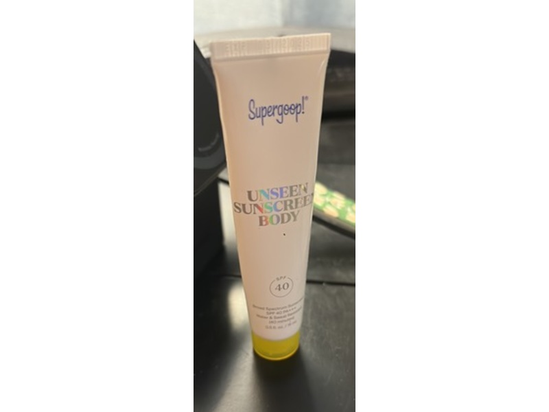 Supergoop! Unseen Body Sunscreen, SPF 40 PA+++, 0.5 fl oz/15 mL