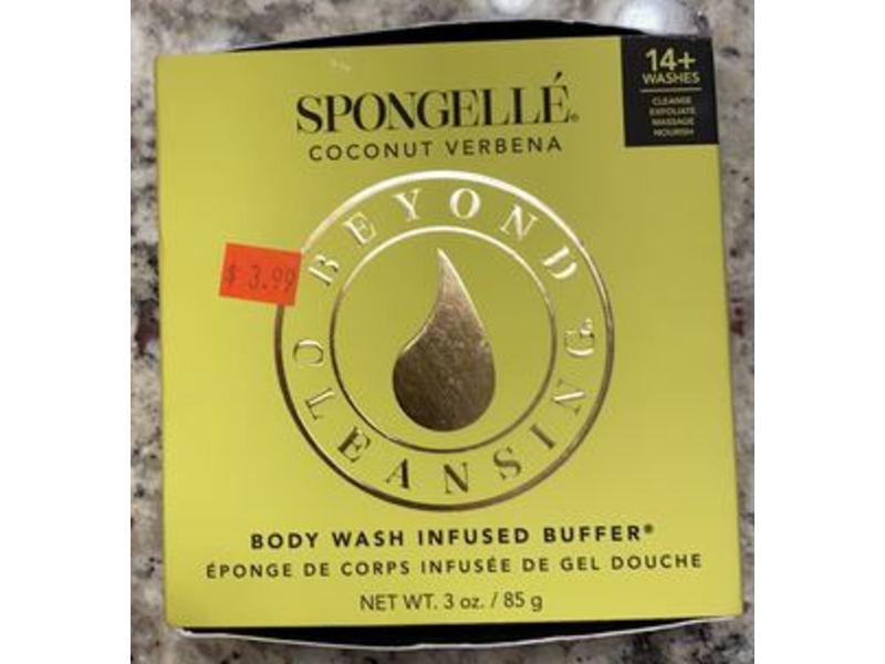 Spongelle Beyond Cleansing Body Wash, Coconut Verbena, 3 oz/85 g