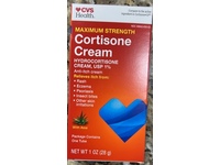 CVS Health Maximum Strength Cortisone Cream, Aloe, 1 fl oz/28 g - thumbnail 1