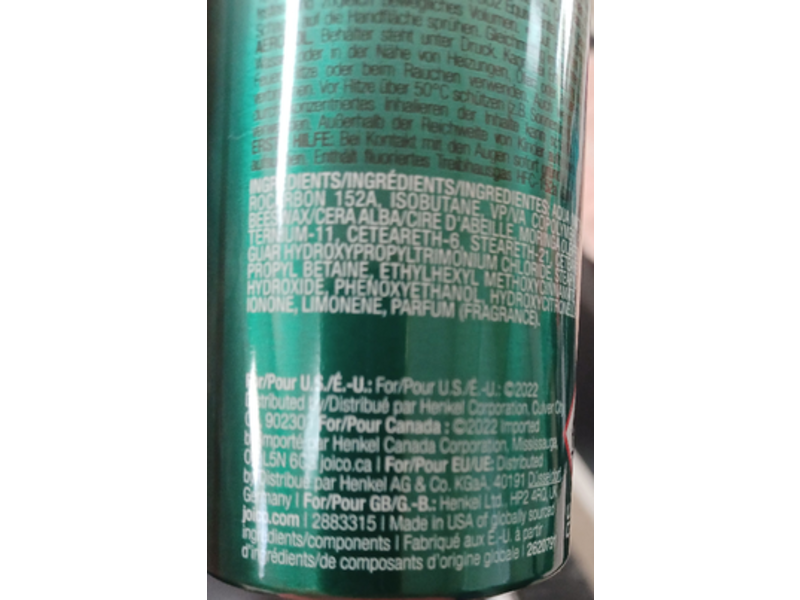 Joico Power Whip Whipped Foam Mousse, 10.2 oz/290 g