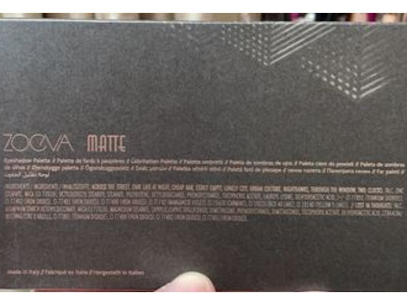 Zoeva Matte Eyeshadow, 0.05 oz/1.5 g