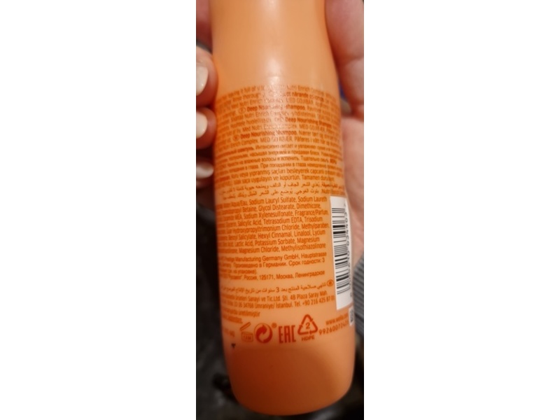 Wella Professionals Invigo Nutri-Enrich Deep Nourishing Shampoo, Goji Berry, 250 mL