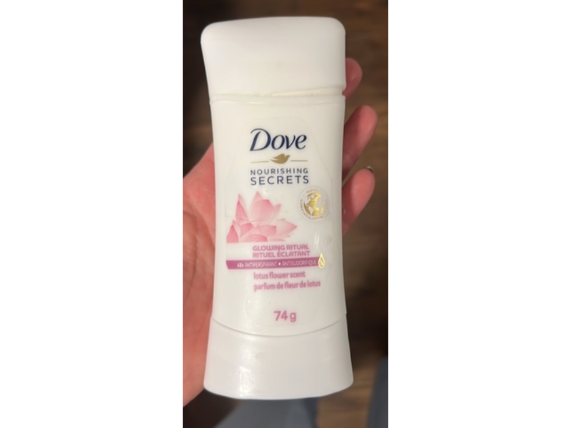 Dove Nourishing Secrets Antiperspirant, Lotus Flower Scent, 74 g