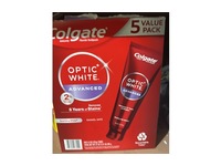 Colgate Optic White Advanced Toothpaste, Sparkling White, 4.2 oz/118 g, Pack Of 5 - thumbnail 2