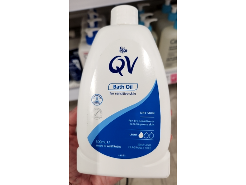 QV Bath Oil, Light, 500 mL