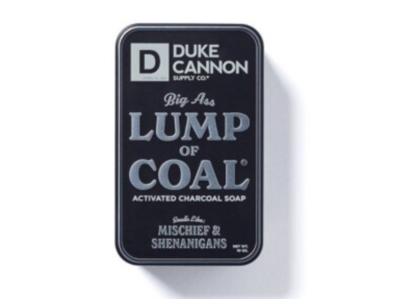 Duke Cannon Supply Co. Big Ass Activated Charcoal Soap, Lump Of Coal, 10 oz