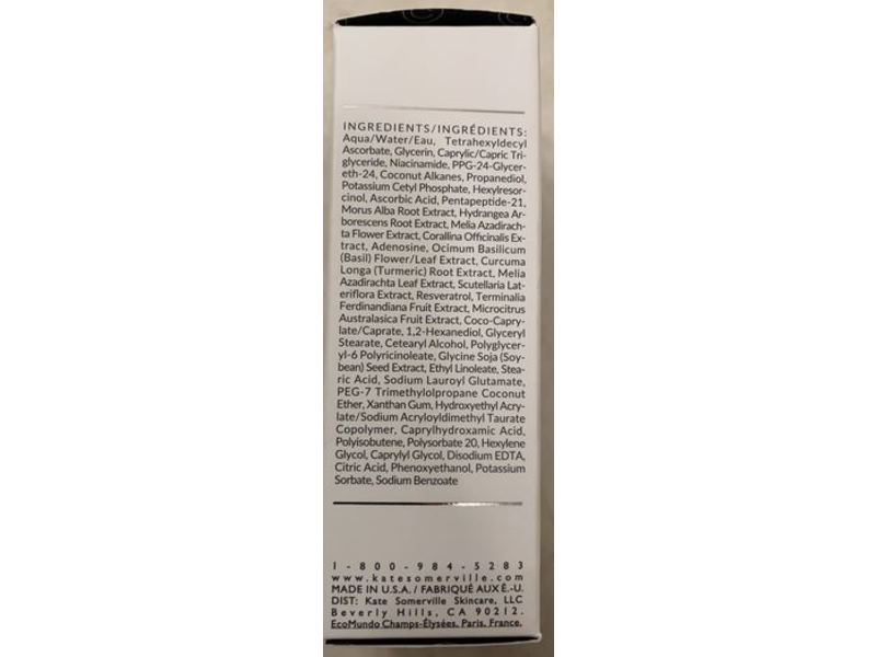 Kate Somerville Kx Active Concentrates Serum, Vitamin B3 + Vitamin C, 1 fl oz/30 mL