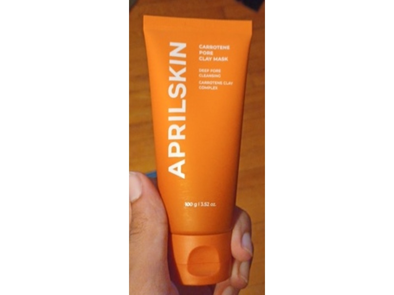 Aprilskin Carrotene Pore Clay Mask, 3.52 oz/100 g