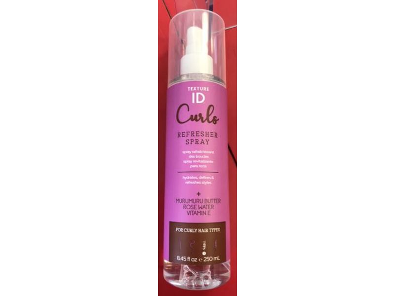 Texture ID Curls Refresher Spray, Murumuru Butter, Rose Water & Vitamin E, 8.45 fl oz/250 mL