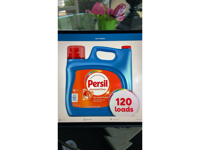 Persil Advanced Clean Oxi + Odor Power Liquid Detergent, 120 Loads, 240 fl oz/7.09 L