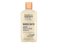 Thanks To Nature Bubble Bath, Sweet Almond & Vanilla, 16.9 fl oz/500 mL - thumbnail 1