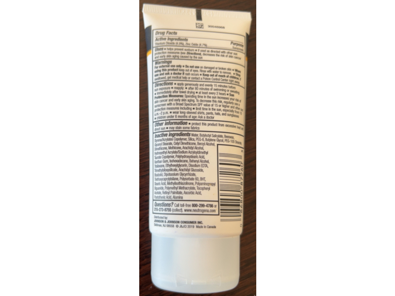 Neutrogena Sensitive Skin Mineral Sunscreen, SPF 60+, 3 fl oz