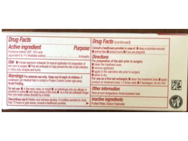 Pdi Povidone-Iodine Prep Pad, Medium, 100 Count