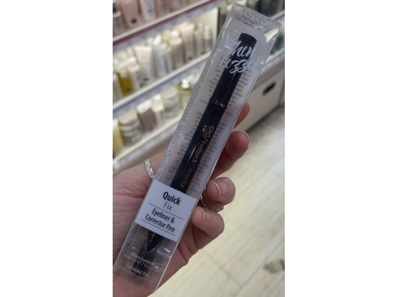 Thin Lizzy Quick Fix Black Eyeliner & Corrector Pen, 0.015 oz/0.40 mL