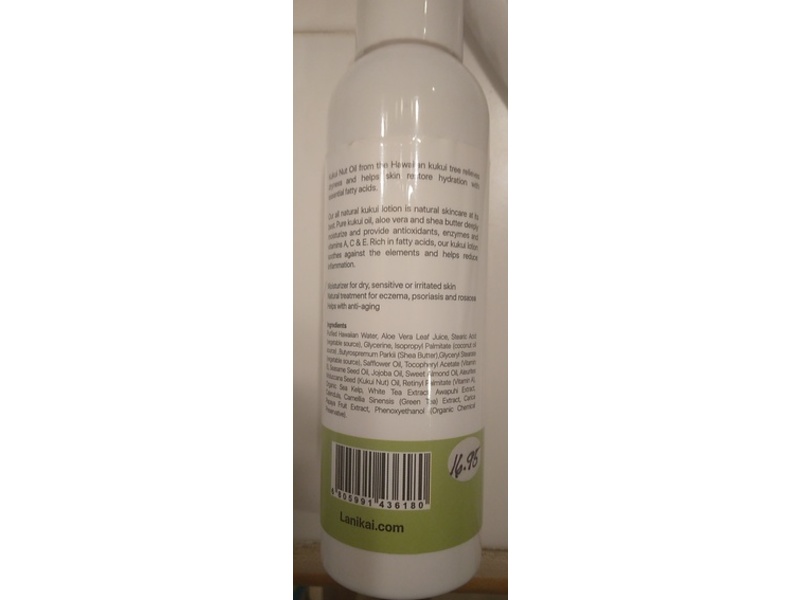 Lanikai Bath & Body Kukui Lotion, 4.5 oz