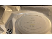 Beekman 1802 Goat Milk Face & Body Cleansing Wipes, Cucumber Extract & Aloe, 100 count - thumbnail 2