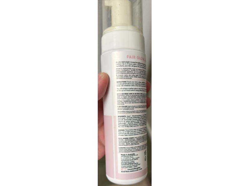Australian Glow Self Tan Mousse, Medium, 6.76 fl oz/200 mL