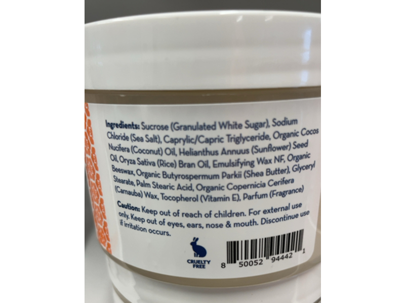 Naples Soap Company Pura Vida Body Scrub, Luxe Sugar & Salt, 9 oz/255 g