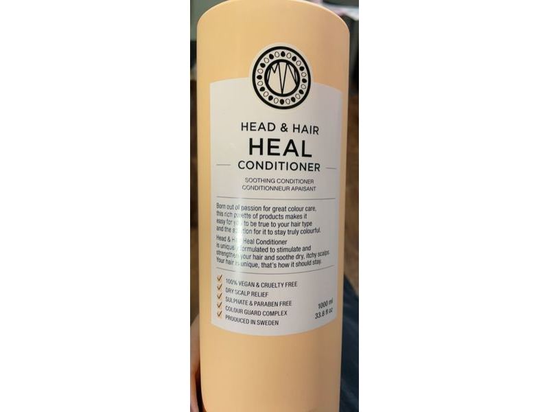 Maria Nila Head & Hair Heal Conditioner, 33.8 fl oz / 1000 mL