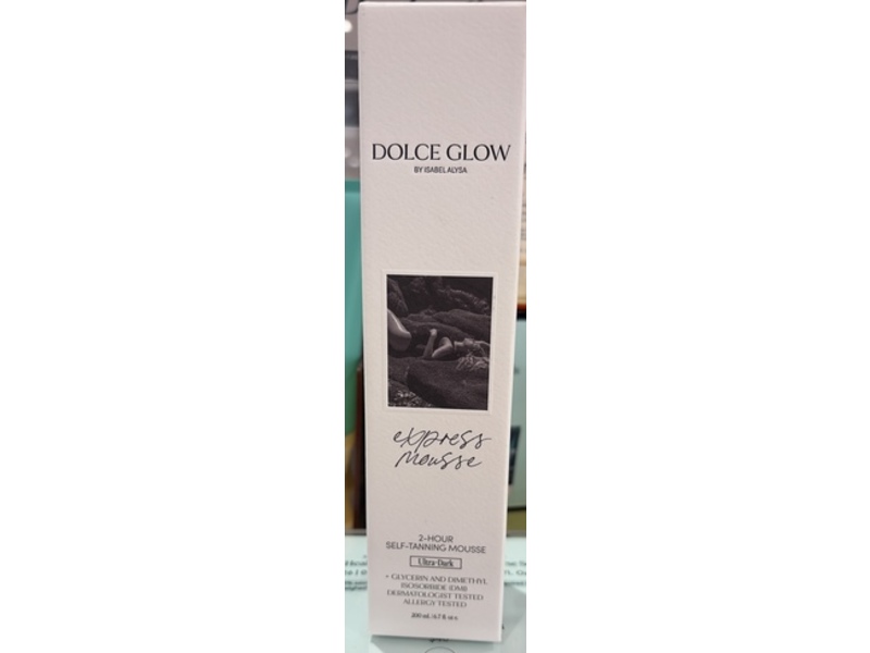 Dolce Glow Self-Tanning Mousse, Ultra-Dark, 6.7 fl oz/200 mL