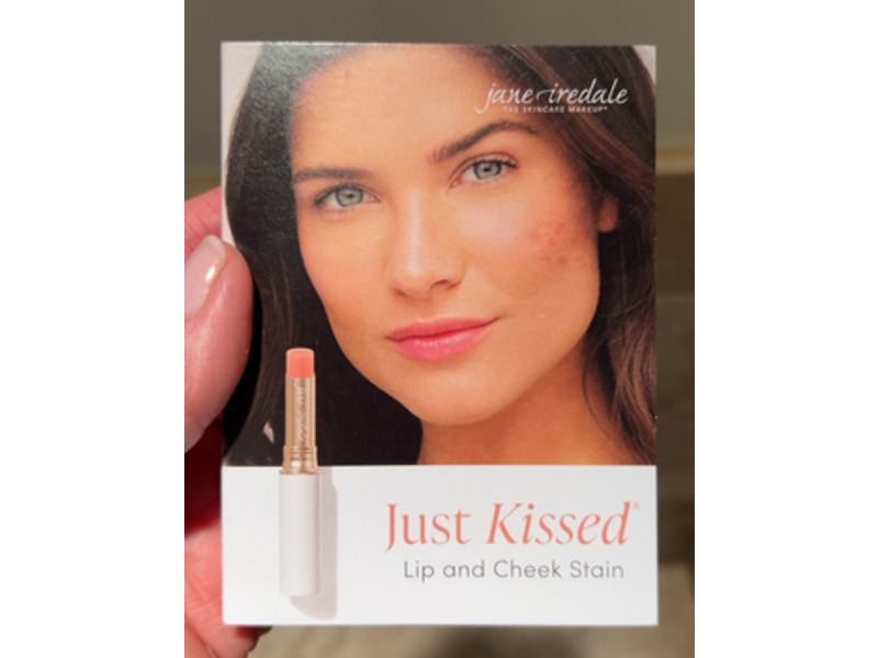 Jane Iredale Just Kissed Lip & Cheek Stain, Forever Pink, 0.05 oz/1.3 g